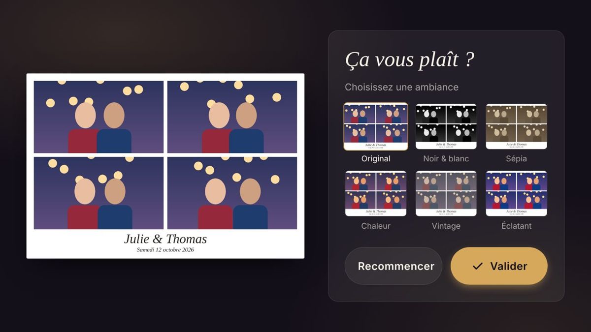 Choix du filtre